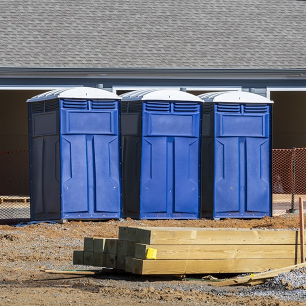 is there a specific order in which to place multiple porta potties in Bushnell FL